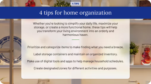 4 Tips for Home Organization Declutter and Simplify Your Life 1